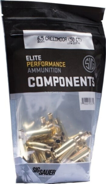 Sig Component Brass 6.5 Creedmoor, 50/Bag