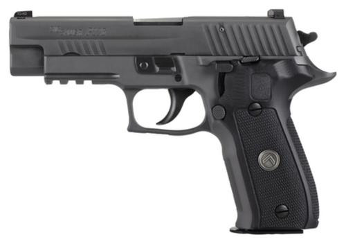 Sig Sauer, P226 Legion, DA/SA, Full Size, 9mm, 4.4" Barrel, Alloy Frame, Legion Gray Finish, Black G10 Grips, X-RAY3 Day/Night Sights, P-SAIT Trigger, 10Rd, 3 Magazines, MA Compliant