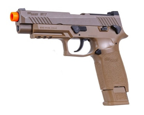 Sig Airsoft Proforce M17, 6mm, 5.5", 21rd, CO2 Power Source, Coyote Tan