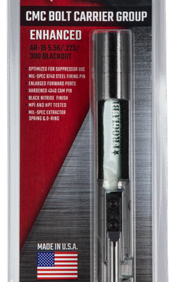 CMC Triggers Enhanced Bolt Carrier Group AR-15 5.56mm, Nitride