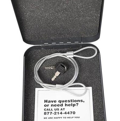 Snap Safe Lockbox Gun Safe Black, XXL, Keylock