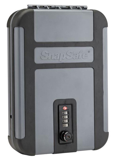 Snap Safe Lockbox Security Safe Black/Gray 10" x 7" x 2" TSA Combination