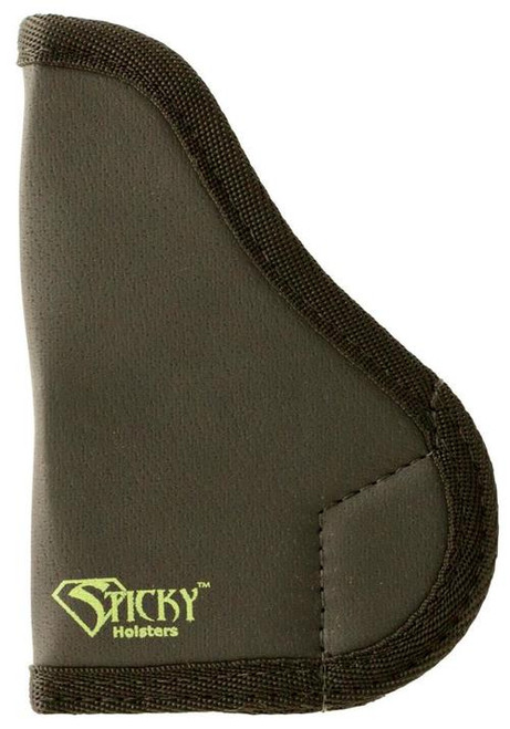Sticky Holsters MD-4 CCP/PPS Holster, Ambi, Latex Free, Black W/ Green Logo