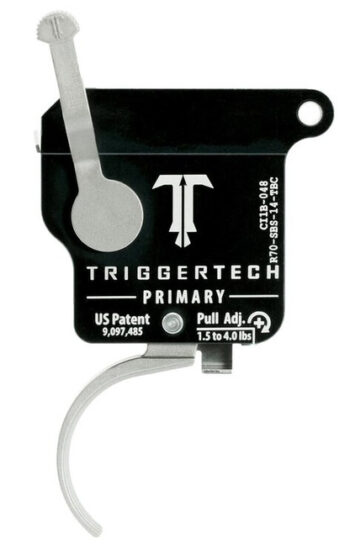 TriggerTech Primary with Bolt Release, Remington 700, Single-Stage, Traditional Curved, 1.50-4.00 lbs
