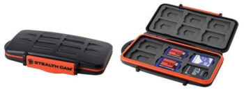 Stealth Cam STC-MCSC Memory Card Storage Case up to 24 SD Cards Polycarbonate