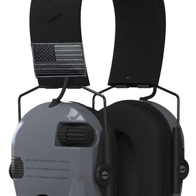 Walker's Razor Patriot 23 dB Over the Head Sports South Exclusive Black/Gray Polymer