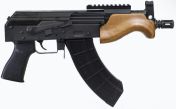 Century VSKA Micro Draco 7.62x39, 6" Threaded Barrel, Black, Hardwood Handguard, 30rd