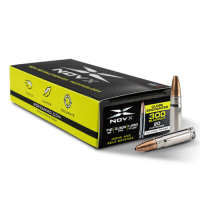 NOVX Close Encounter .300 Blackout, 110gr, 20rd Box