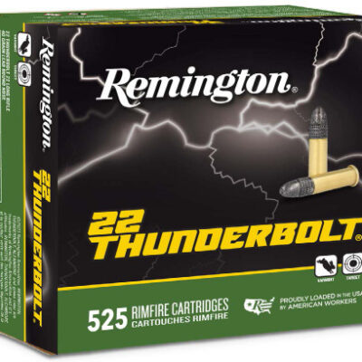 Remington Thunderbolt 22 LR, 40gr, Lead Round Nose, 525rd Box