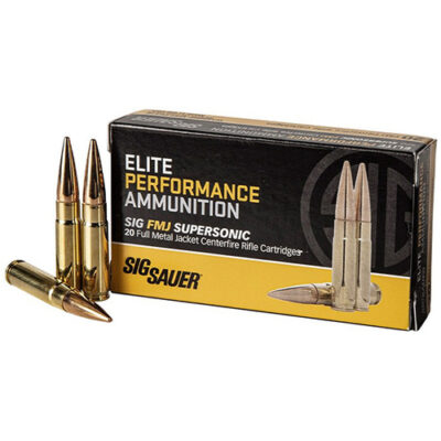 Sig Elite Ball, 300 Blackout, 125gr, Full Metal Jacket, 20rd Box
