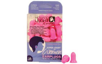 Howard Leight Woman's Shooting Safety Super Leight, Pre-Shaped In The Ear, Pink Polyurethane Foam, 30 dB NRR, Youth/Women (14 Pairs)