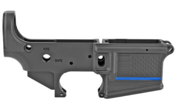 Spikes Tactical Lower Receiver - Fire/Safe - Thin Blue Line