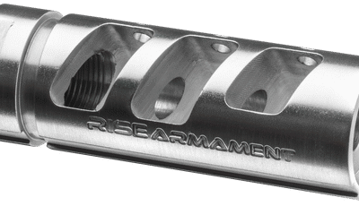 Rise Armament RA-701 223 Rem/5.56 NATO Compensator 1/2"-28 tpi Stainless Steel