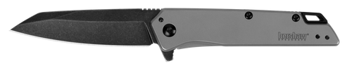 Kershaw Misdirect Folding Knife, 2.9" Blade, Gray Handle, Includes Pocket Clip