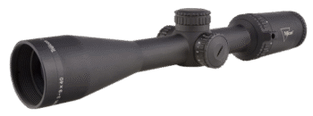 Trijicon Credo 3-9x40 2nd Focal Plane, Red Standard Duplex, 1 in. Tube, Matte Black, Low Capped Adjusters