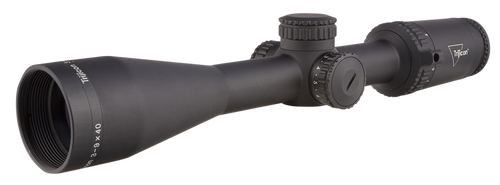 Trijicon Credo 3-9x40 2nd Focal Plane, Red Standard Duplex, 1 in. Tube, Matte Black, Low Capped Adjusters