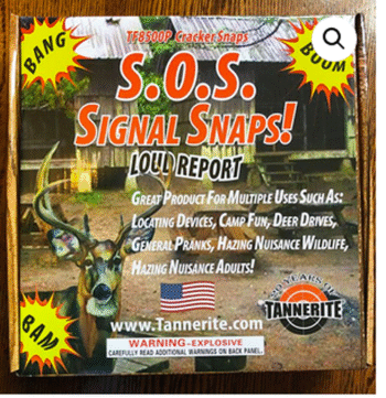 Tannerite S.O.S. Signal Snaps, Impact Enhancement Explosion, 480Pk
