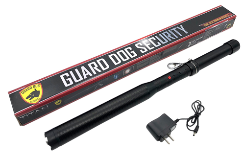 Skyline Guard Dog Titan 7,500,000 Stun Gun with Light Black Aluminum