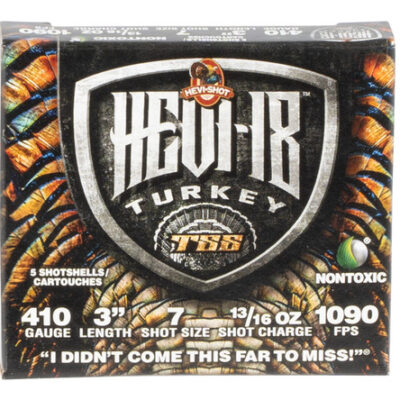 Hevishot Hevi-18 Turkey TSS 410 Ga, 3", 13/16oz, 7 Shot, 5rd Box