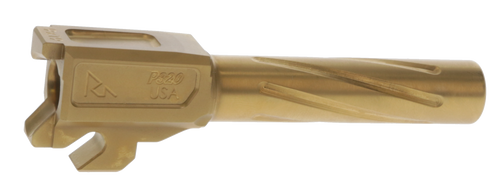 Rival Arms Precision Drop-In Barrel 9mm 3.90" Gold PVD Finish 4340H Steel Material for Sig P320 Carry
