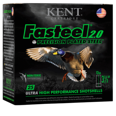 Kent Cartridge 2.0 Waterfowl 12 Ga, 3.5", 1 3/8 oz, 3 Shot, 25rd Box