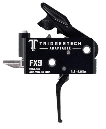 TriggerTech FX-9 Trigger, Adaptable, Black PVD Two-Stage Flat 3.50-6 lbs