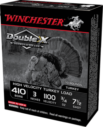 Winchester Double X Diamond Grade 410 Ga, 3", 3/4 oz, 7.5 Shot, 10rd Box