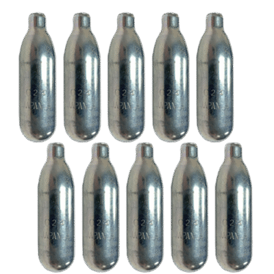 Byrna CO2 Cartridges, 8g, Oiler CO2 included, 10-Pack