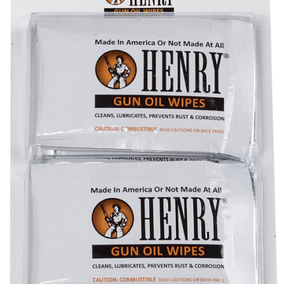 Henry Gun Oil Wipes 6" X 8" Wipes, 12