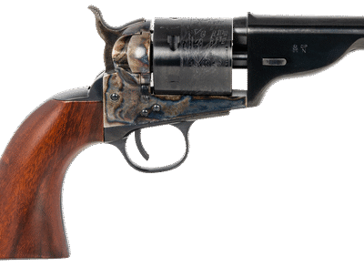 Taylors & Company The Hickok 45 Colt, 3.5" Barrel, Case Hardened Frame, Walnut Grip, 6rd