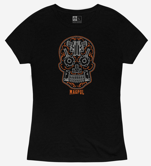 Magpul Sugar Skull Ld Shrt Sm Black