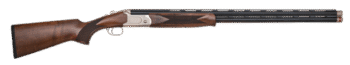 Mossberg Gold Reserve II 12 Ga, 3" Chamber, 30" Vent Rib Barrel, Polished Blue, Polished Silver Receiver Gold Inlay, Satin Black Walnut Stock, Sport Set Chokes (5 Total), Bead Sight, 2rd