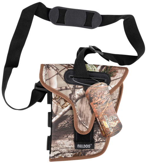 Bulldog Bandolier Holster Realtree APHD Pistols 5"-6.50" Barrel wo scope Ambidextrous Shoulder Mount