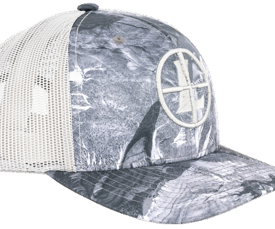 Leupold Icon Trucker Hat Mossy Oak/Terra/Charcoal Adjustable Snapback OSFA Semi-Structured