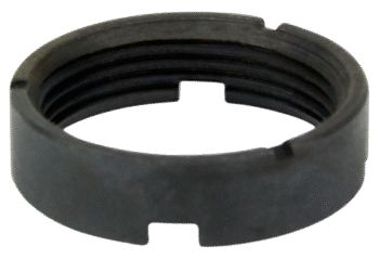 TacFire Castle Nut, Black Steel, For AR-15 Buffer Tube
