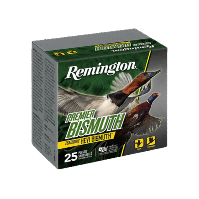 Remington Premier 410 Ga, 3", 9/16 oz, 4 Shot, Hevi Bismuth, 25rd Box
