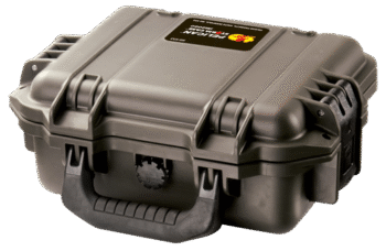 Pelican IM2050 Storm Case, Water Resistant HPX Resin with Black, Foam Padding, Holds 1 Handgun