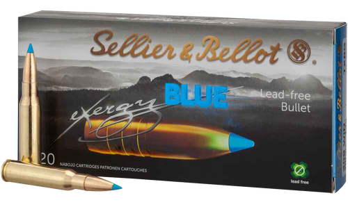 Sellier & Bellot eXergy 308 Win, 165gr, TAC-EX-Blue, 20rd Box