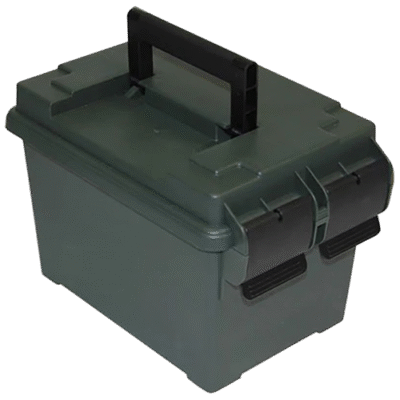 MTM Case-Gard 45 ACP Ammo Can, Forest Green Polypropylene