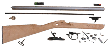 Traditions Deerhunter 50 Caliber, Disassembled, Hardwood Stock