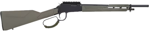 Rossi Rio Bravo Tactical 22 LR,16.50" Threaded Barrel, Picatinny, Black, Olive Drab Stock, 10rd