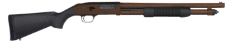 Mossberg 590 Thunder Ranch 12 Ga, 3" Chamber 18.5" Barrel, Patriot Brown Rec/Barrel, Black Furniture, 5rd
