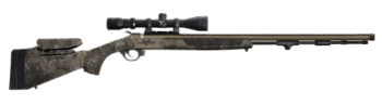 Traditions Pursuit XT Pro 50 Cal, 26" Threaded Barrel, Veil Alpine Camo, 3.5-10x44mm Duplex Scope