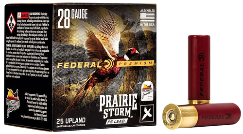 Federal Premium Prairie Storm 28 Ga, 3", 7/8 oz, 6 Shot, 25rd Box