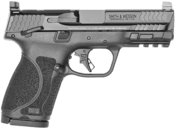 Smith & Wesson M&P M2.0 Compact 9mm, 4" Barrel, MA Compliant, Black Cerakote, 10rd