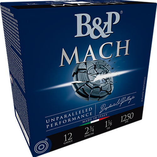 B&P F2 Mach Professional Handicap 12 Ga, 2.75", 1 oz, 8 Shot, 25rd Box