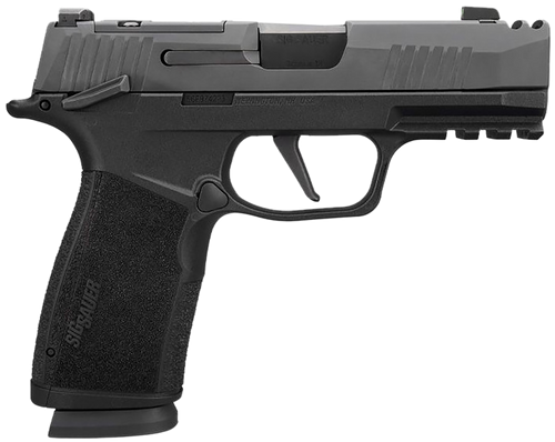 Sig P365-XMacro Comp Calif Compliant 9mm, 3.1" Barrel, Nitron Black, Comp, 2x10rd