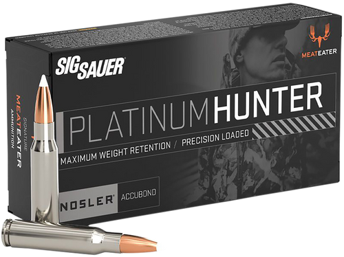 Sig Sauer Platinum Hunter 308 Winchester, 165gr, Accubonded Ballistic Tip, 20rd Box