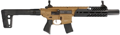 Sig Sauer Airguns MCX Canebrake CO2 177 Pellet, Flat Dark Earth Rec, Black Furniture, 30rd