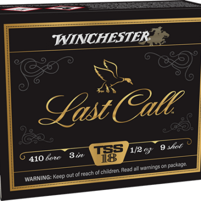 Winchester Last Call 410 Ga, 3", 1/2oz Tungsten 9 Shot, 10/Box
